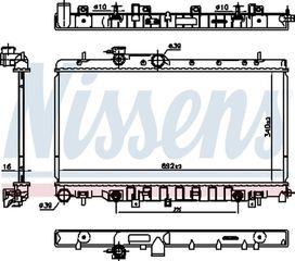 Nissens Ψυγείο, Ψύξη Κινητήρα - 67711