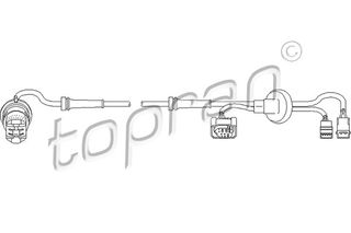 TOPRAN 109 925 - AIΣΘHTHPAΣ ABS OΠIΣΘIOΣ VW PASSAT