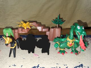 Playmobil 3345 Dastardly Dragon σε ΠΟΛΥ ΚΑΛΗ κατάσταση INCOMPLETE