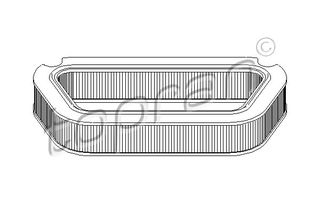 Φίλτρο, αέρας εσωτερικού χώρου TOPRAN 113276