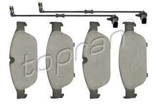 TOPRAN 115 101 755 - set brake pads front,+A,20.0 Σετ τακάκια, δισκόφρενα