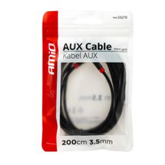 ΚΑΛΩΔΙΟ ΣΥΝΔΕΣΗΣ AUX MINI JACK>JACK 3,5mm 250cm ΑMiO - 1 TEM.-thumb-2