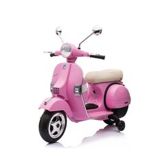 Rechargeable Motorcycle Licensed Vespa PX150 Pink Big Kikka Boo