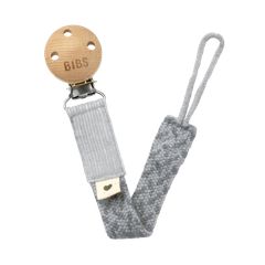 Κλιπ Πιπίλας Bibs Paci Braid Cloud/Iron