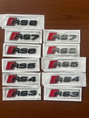 AUDI RS3-RS4-RS5-RS6-RS7-RS8 LOGO