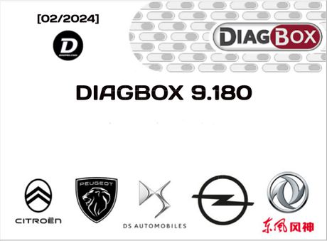 Diagbox 9.180 Citroen, Peugot, Opel, DS 2024