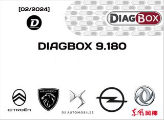 Diagbox 9.180 Citroen, Peugot, Opel, DS 2024