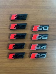 AUDI S3-RS3-S4-S5-S6-S7 RS3-RS4-RS5-RS6 LOGO