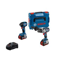 GSB 18V-110C + GDR 18V-210C Κρουστικό Δραπανοκατσάβιδο & Παλμικό Κατσαβίδι 18V (2x5.0Ah) - 18V - 20V - BOSCH (#0615990N2V)