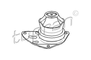 TOPRAN 110 125 - BAΣH MHXANHΣ VW POLO 1.7D 95-AEF