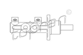 TOPRAN 110 478 756 - master cyl. brake system Κεντρική αντλία φρένων