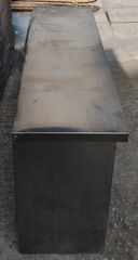 Ποτηριέρα Ανοιχτή Ανοξείδωτη 130x40x65Cm - Μεταχειρισμένη.-thumb-1