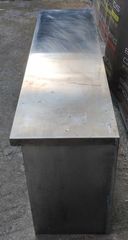 Ποτηριέρα Ανοιχτή Ανοξείδωτη 130x40x65Cm - Μεταχειρισμένη.-thumb-2