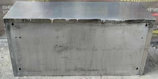 Ποτηριέρα Ανοιχτή Ανοξείδωτη 130x40x65Cm - Μεταχειρισμένη.-thumb-3