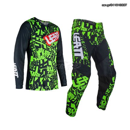 Στολή Motocross - Enduro LEATT RIDE KIT 3.5 LIME