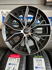 ΖΑΝΤΕΣ ΑΛΟΥΜΙΝΙΟΥ MOMO MASSIMO  Matt Black Diamont 7X17 5X112 ET40 ΜΟΝΟ 599ΕΥΡΩ ΤΙΜΗ SET ΓΙΑ VW-AUDI-SEAT-SKODA-thumb-1
