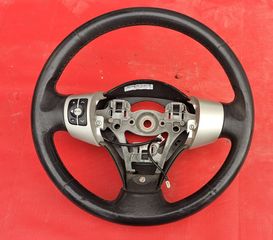 TOYOTA YARIS 2006-2009 ΒΟΛΑΝ ΤΙΜΟΝΙΟΥ ΔΕΡΜΑΤΙΝΟ ΜΕ ΧΕΙΡΙΣΤΗΡΙΑ