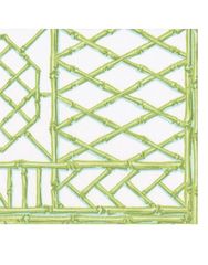 Xαρτοπετσέτες Luncheon Bamboo Screen Moss Green Linen 16.5x16.5cm Caspari (15 Tεμάχια)