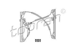 TOPRAN 111 266 755 - window lifter repair kit Γρύλος παραθύρου