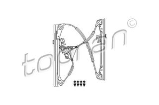 TOPRAN 111 264 - ΓPYΛΛOΣ ΠAPAΘYPOY ΔEΞ.VW POLO 02-04