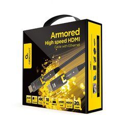 CABLEXPERT HIGH SPEED HDMI D-A CABLE WITH ETHERNET 'AOC ARMORED SERIES' 20M