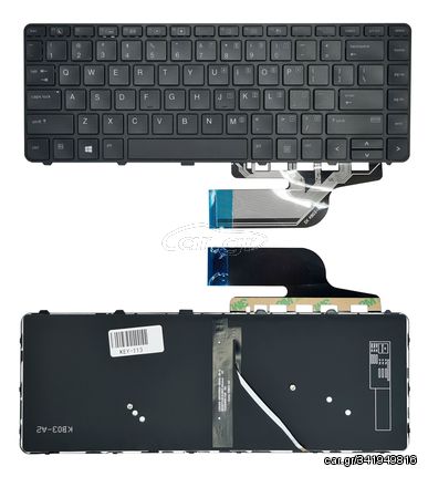 Πληκτρολόγιο για HP ProBook 640 G4 KEY-113 με backlight, μαύρο