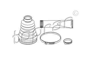 TOPRAN 111 666 546 - boot kit c.v.joint Σετ φούσκες, άξονας μετ. κίν.