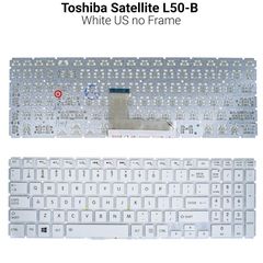 Πληκτρολόγιο Toshiba Satellite L50-B white US