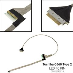 Καλωδιοταινία οθόνης για Toshiba C660 Type 2