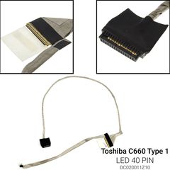 Καλωδιοταινία οθόνης για Toshiba C660 Type 1