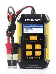 KONNWEI φορτιστής μπαταρίας αυτοκινήτου KW510 με tester, 12V