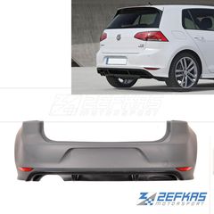 Προφυλακτήρας πίσω VW Golf 7 (2012-2017) look R-Line