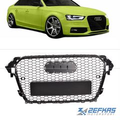 Μάσκα Εμπρός AUDI A4 B8 Facelift (2012-2015) look RS Όλο Μαύρο