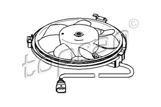 TOPRAN 111 439 755 - radiator fan Βεντιλατέρ, ψύξη κινητήρα