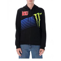 ΖΑΚΕΤΑ HOODIE MONSTER ENERGY LOGO BLACK 2323701 | MONSTER FABIO QUARTARARO