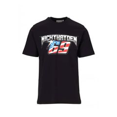 T-SHIRT 69 AMERICAN FLAG BLACK 2234001 | NICKY HAYDEN