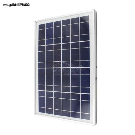 Μονοκρυσταλλικό ηλιακό πάνελ πυριτίου - Solar Panel - 30W - 12V - 602227