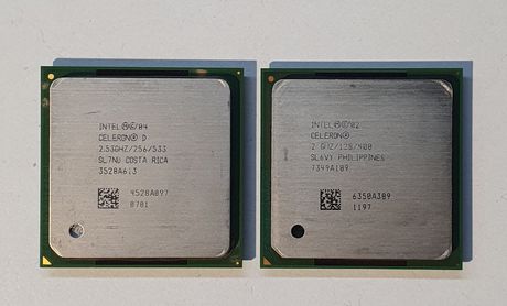  2 Επεξεργαστές CPU INTEL CELERON συλλεκτικοί (vintage)