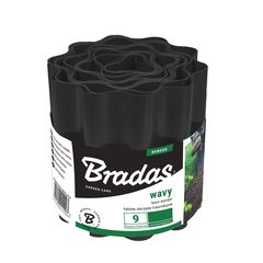 OBFBK 0915 ΔΙΑΧΩΡΙΣΤΙΚΟ ΚΗΠΟΥ 15cm x 9m ΜΑΥΡΟ BRADAS