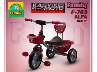 Ποδήλατο παιδικά '24 KBC FAMILY ALFA RED ΚΟΚΚΙΝΟ ΤΡΙΚΥΚΛΟ 