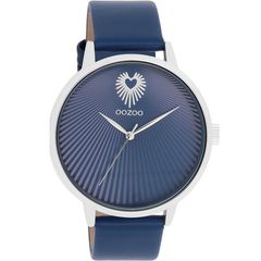 Ρολόι OOZOO Timepieces Blue Leather Strap C11243 - C11243 C11243