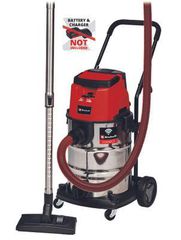 ΣΚΟΥΠΑ ΥΓΡΩΝ - ΣΤΕΡΕΩΝ ΜΠΑΤΑΡΙΑΣ PROFESSIONAL 2x18V 30Lit 150mbar TP-VC 36/30 S Auto Solo EINHELL 2347143 2347143