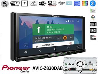 Pioneer AVIC-Z830DAB 2DIN / Multi-touch 7'' / DVD / NAVI / Wi-Fi / Ασύρματο Apple CarPlay / Android Auto