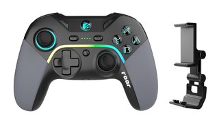 ROAR ασύρματο gamepad RR-0022, Switch/PC/iOS/Android, Bluetooth, μαύρο