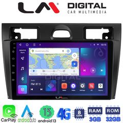 LM Digital - LM ZE8140B GPS Οθόνη OEM Multimedia Αυτοκινήτου για Ford Fiesta 2006 -> 2008 (CarPlay/AndroidAuto/BT/GPS/WIFI/GPRS) | Pancarshop