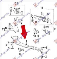 Γέφυρα Μηχανής (Γνήσιο Ανταλλακτικό) Hyundai Accent Hatchback 1997-1999