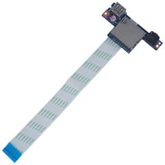 Πλακέτα USB AUX & Card Reader για Laptop Lenovo G50-45 - Model/Type : 80MQ 5C50F77221 NBX0001AH00 0B ACLU2 USB με καλωδιοταινία ( Κωδ.1-BRD002 )