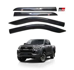 Ανεμοθραύστες παραθύρων Toyota Hilux 2016+, 2021+ GR SPORT LOOK