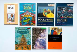 Πακέτο 7 Ξενόγλωσσα Βιβλία Εκμάθησης Αγγλικών - HEIDI/ DOUBLE DANGER/ POLLUTION/ RECYCLING/ THE SMILING BUDDHA/ THE HOUSE BY THE SEA/ A TIDY GHOST - Levels: 1, 2, 3, 4
