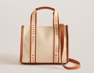 Ted Baker GEORJEΑ Branded Webbing Canvas Small Tote Τσάντα 262832